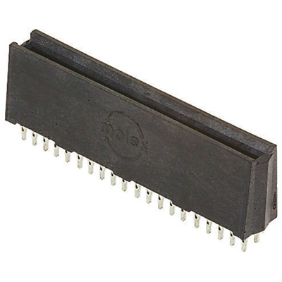 Molex BUS BAR SOCKET EXTREME POWER-EDGE Series Female Edge Connector, Through Hole Mount, 4-Contacts, 2.5mm Pitch,