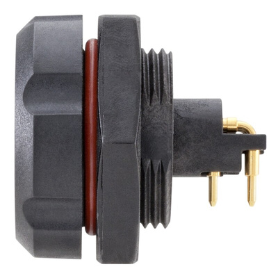 Rosenberger, RoDI Rosenberger Diagnostic Interface, Straight Panel Mount Female Magnetic Connector, Solder Termination