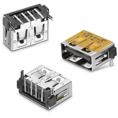 Wurth Elektronik 4 Way Memory Card Connector With Solder Termination