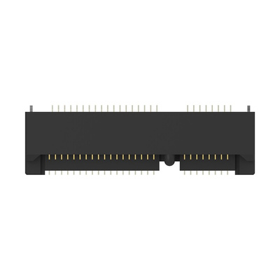 TE Connectivity Mini PCI Express Series Right Angle Female Edge Connector, Surface Mount, 52-Contacts, 0.8mm Pitch,