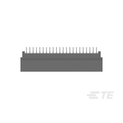 TE Connectivity Vertical Female Edge Connector, PCB Mount, 44-Contacts, 2.54mm Pitch, 2-Row, Solder Termination