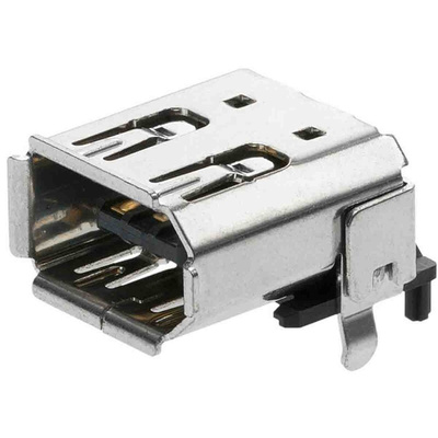 Molex 6 Way Right Angle Surface Mount Firewire Connector, Socket