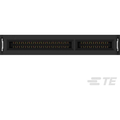 TE Connectivity Vertical Female Edge Connector, Surface Mount, 84-Contacts, 0.6mm Pitch, 2-Row, Solder Termination