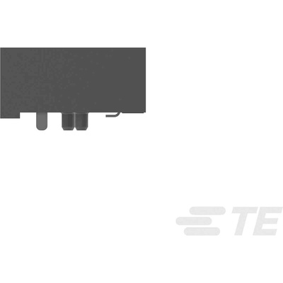 TE Connectivity Right Angle Female Edge Connector, Surface Mount, 140-Contacts, 0.6mm Pitch, 2-Row, Solder Termination