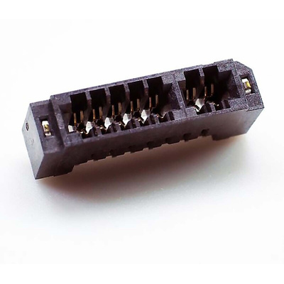 Samtec MEC2 Series Vertical Female Edge Connector, Through Hole Mount, 2mm Pitch, 1-Row