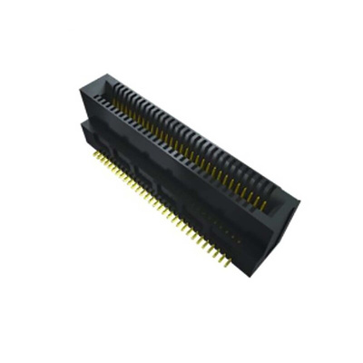 Samtec MEC8-RA1 Series Right Angle Female Edge Connector, Surface Mount, 0.88 Pitch, 1-Row