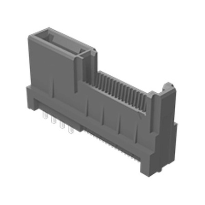 Samtec HSEC8-130-01-S-D-EM2 Series Vertical Female Edge Connector, 60-Contacts, 0.8mm Pitch, 2-Row