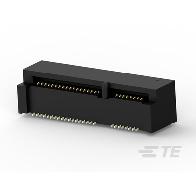 TE Connectivity mini PCI-E Series Female Edge Connector, 52-Contacts, 0.8mm Pitch, 1-Row