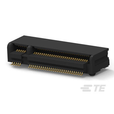 TE Connectivity M.2 NGFF Series Right Angle Edge Connector, PCB Mount, 67-Contacts, 0.5mm Pitch, 2-Row