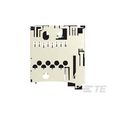TE Connectivity 8 Way Right Angle Micro SD SD Card Connector With Solder Termination