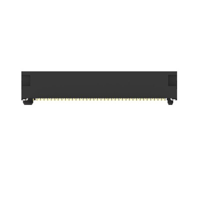 TE Connectivity Right Angle Female Edge Connector, Through Hole Mount, 67-Contacts, 1mm Pitch, 2-Row, Solder Termination