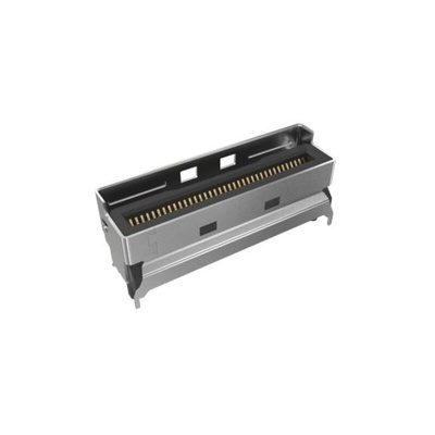 Amphenol ICC Vertical Edge Connector, 74-Contacts, 0.6mm Pitch