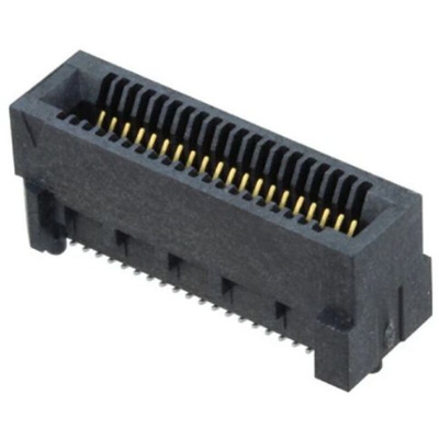 Samtec Edge Connector, Surface Mount, 50-Contacts, 0.8mm Pitch, 2-Row