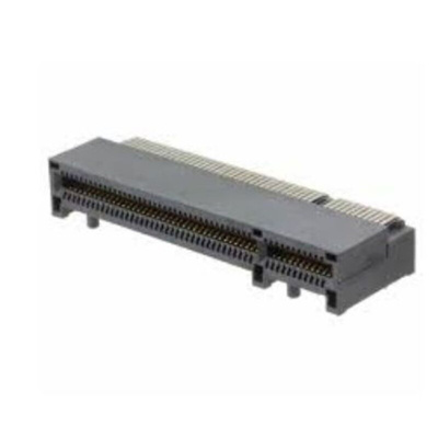 Samtec Edge Connector, Through Hole Mount, 164-Contacts, 1mm Pitch, 2-Row