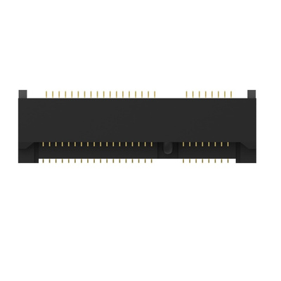 TE Connectivity Horizontal Edge Connector, 52-Contacts, 0.8mm Pitch, 2-Row