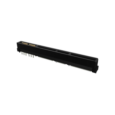 Amphenol Communications Solutions Vertical Edge Connector, 140-Contacts, 0.6mm Pitch, 2-Row