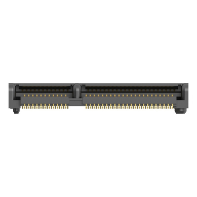 TE Connectivity 2199119 Series Right Angle Edge Connector, Board Mount, 67-Contacts, 0.5mm Pitch, 2-Row, Surface Mount