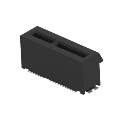 TE Connectivity 5-2364427 Series Vertical Female Edge Connector, Board Mount, 36-Contacts, 1mm Pitch, 2-Row, Surface