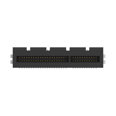 TE Connectivity 5-2364427 Series Vertical Female Edge Connector, Board Mount, 64-Contacts, 1mm Pitch, 2-Row, Surface