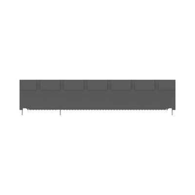 TE Connectivity 5-2378762 Series Vertical Female Edge Connector, Board Mount, 98-Contacts, 1mm Pitch, 2-Row, Surface