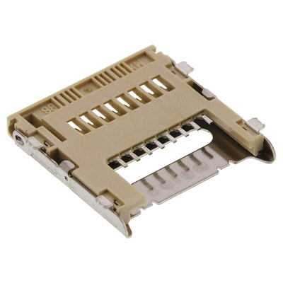 Molex, 500901 8 Way Right Angle Micro SD Memory Card Connector With Solder Termination