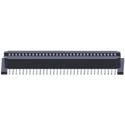 TE Connectivity Female Backplane Connector, Surface Mount, 64-Contacts, 1mm Pitch, Solder Termination