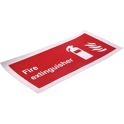 RS PRO Vinyl Fire Safety Sign, Assembly Point Sign With English Text Self-Adhesive, 200 x 100mm
