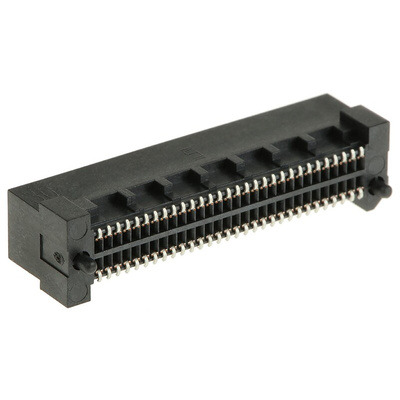 Samtec HSEC8-DV Series Female Edge Connector, Surface Mount, 60-Contacts, 0.8mm Pitch, 2-Row, SMT Termination