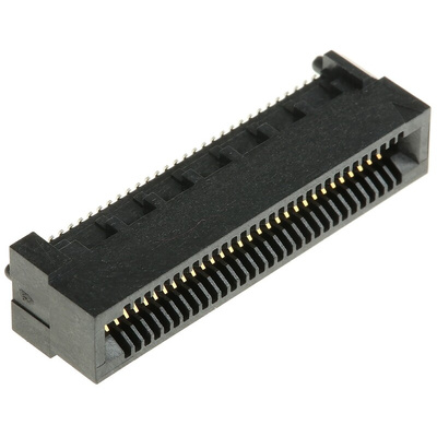 Samtec HSEC8-DV Series Female Edge Connector, Surface Mount, 60-Contacts, 0.8mm Pitch, 2-Row, SMT Termination
