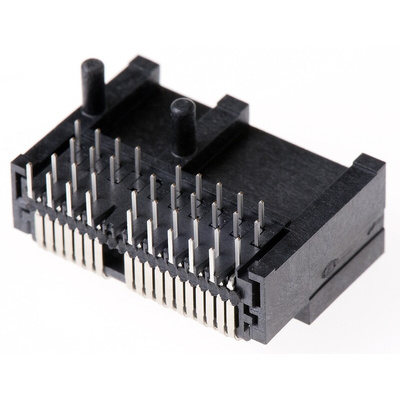 Samtec PCIE Series Right Angle Female Edge Connector, Through Hole Mount, 36-Contacts, 1mm Pitch, 2-Row, Solder