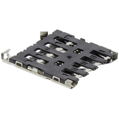 Molex, 78723 6 Way Right Angle Push/Pull Micro Memory Card Connector With Solder Termination
