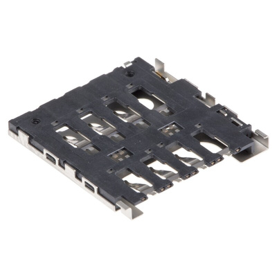 Molex 6 Way Right Angle Micro Memory Card Connector With Solder Termination