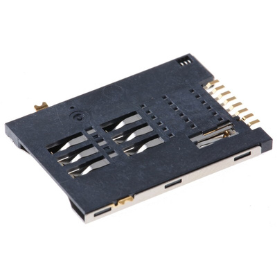 Molex, 47553 6 Way Push/Push Mini Memory Card Connector With Solder Termination