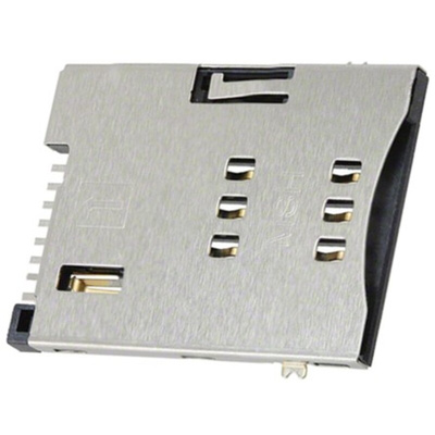 Molex, 47553 6 Way Push/Push Mini Memory Card Connector With Solder Termination
