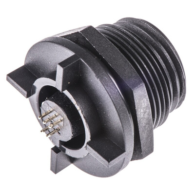 Bulgin Straight, Through Hole, Socket Type B 2.0 IP68 USB Connector