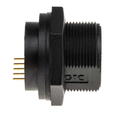 RS PRO Straight, Panel Mount, Socket Type Mini IP67 USB Connector