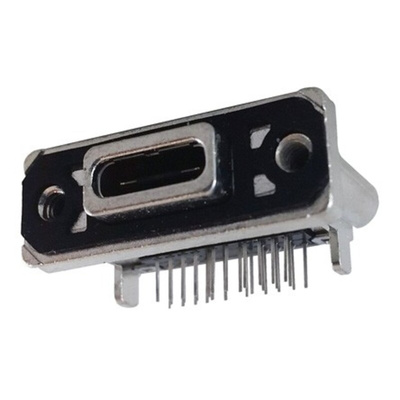 Amphenol ICC Right Angle, PCB Mount, Socket Type C 3.1 IP67 USB Connector