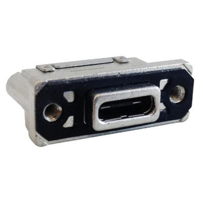 Amphenol ICC Straight, PCB Mount, Socket Type C 3.1 IP67 USB Connector