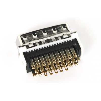 Hirose, DX Male 36 Pin Straight Cable Mount SCSI Connector 1.27mm Pitch, Solder