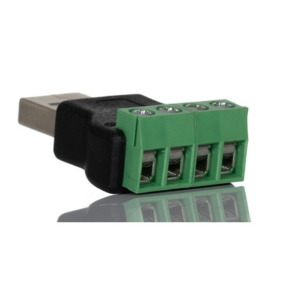 RS PRO Straight, Cable Mount, Plug Type A 3.0 USB Connector