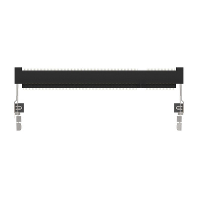 TE Connectivity 0.6mm Pitch 200 Way, Right Angle SMT Mount DDR1, DDR2 DIMM Socket ,1.8 V ,500.0mA
