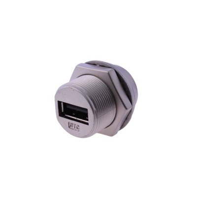 RS PRO Straight, Panel Mount, Socket Type A 2.0 IP68 Coupler
