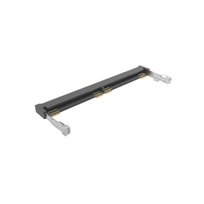 Amphenol Communications Solutions 0.5mm Pitch 262 Way, Right Angle SMT Mount DDR5 DIMM Socket ,250 V ac ,500mA