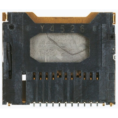 Yamaichi 11 Way Right Angle SD Card Memory Card Connector With Solder Termination