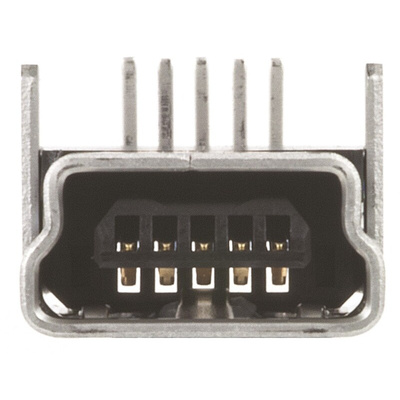 Molex Right Angle, Through Hole, Socket Type B 2.0 USB Connector