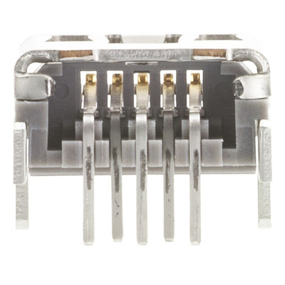 Molex Right Angle, Through Hole, Socket Type Micro AB 2.0 USB Connector