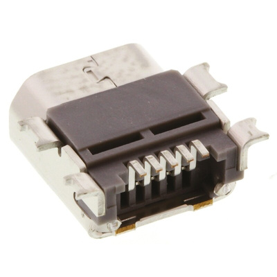 Molex Right Angle, SMT, Socket Type Mini AB Type 2.0 USB Connector