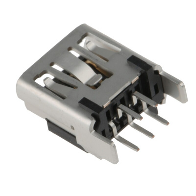 Molex Straight, Through Hole, Socket Type B 2.0 USB Connector