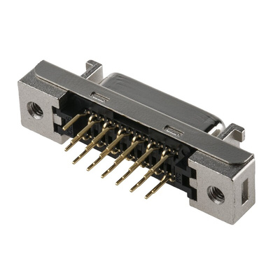 3M, 102 Series Female 26 Pin Straight Through Hole SCSI Connector 2.54mm Pitch, Solder