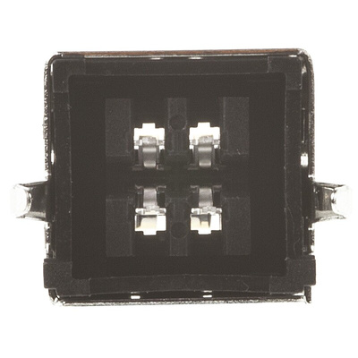 TE Connectivity Straight, Through Hole, Socket Type B 2.0 USB Connector